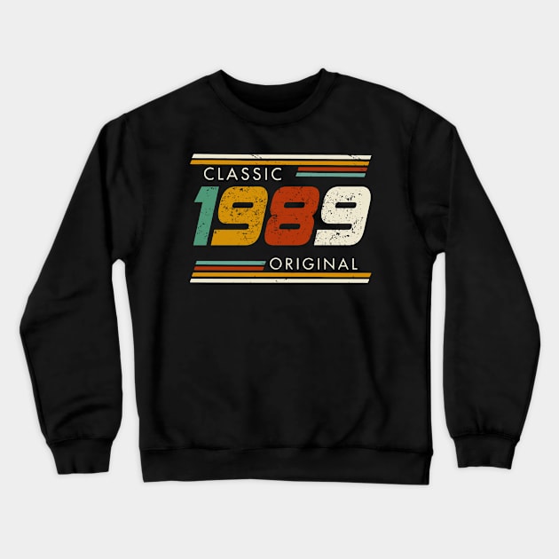 Classic 1989 Original Vintage Crewneck Sweatshirt by sueannharley12